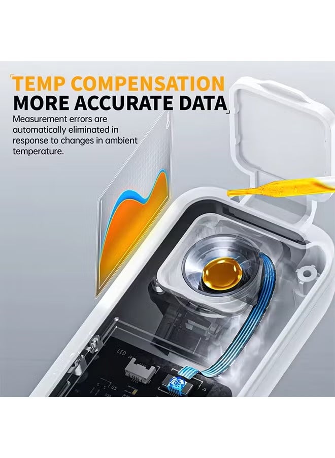 فنيرسي جهاز قياس نسبة السكر الرقمي القابل لإعادة الشحن من FNIRSI JBM-10 لقياس نسبة السكر في عصير الفاكهة والمشروبات والنبيذ والبيرة بنسبة 32% - Image 5