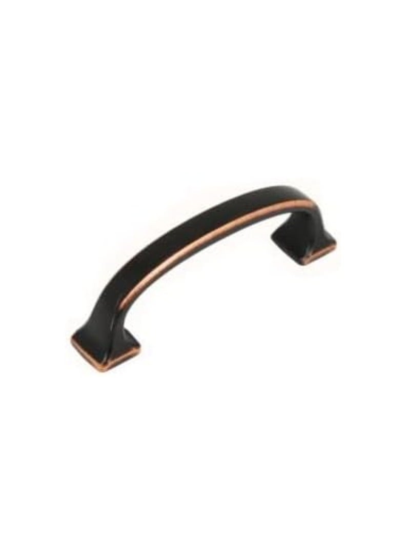 KNP KNP Cast Iron Drawer Handle Pull Handle Vintage Retro Style for Kitchen Cabinet Door Handles Drawer Knobs Furniture Half Round - Plain 