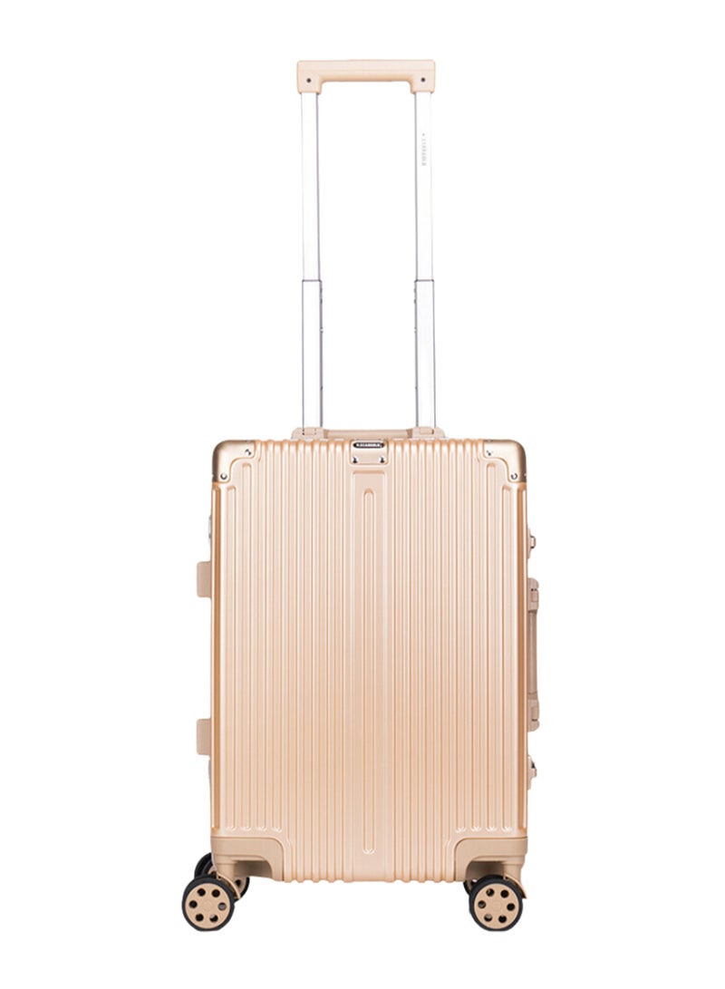 ستارجولد حقيبة الأمتعة TPC حقيبة جانبية صلبة عجلات قابلة للدوران 360 درجة وحقيبة سفر بنظام قابل للقفل - Image 1