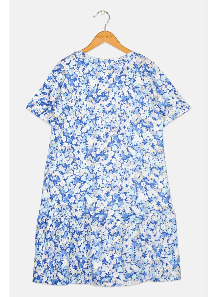 GAP Kids Girl Floral Dress, Multicolor  - Image 2