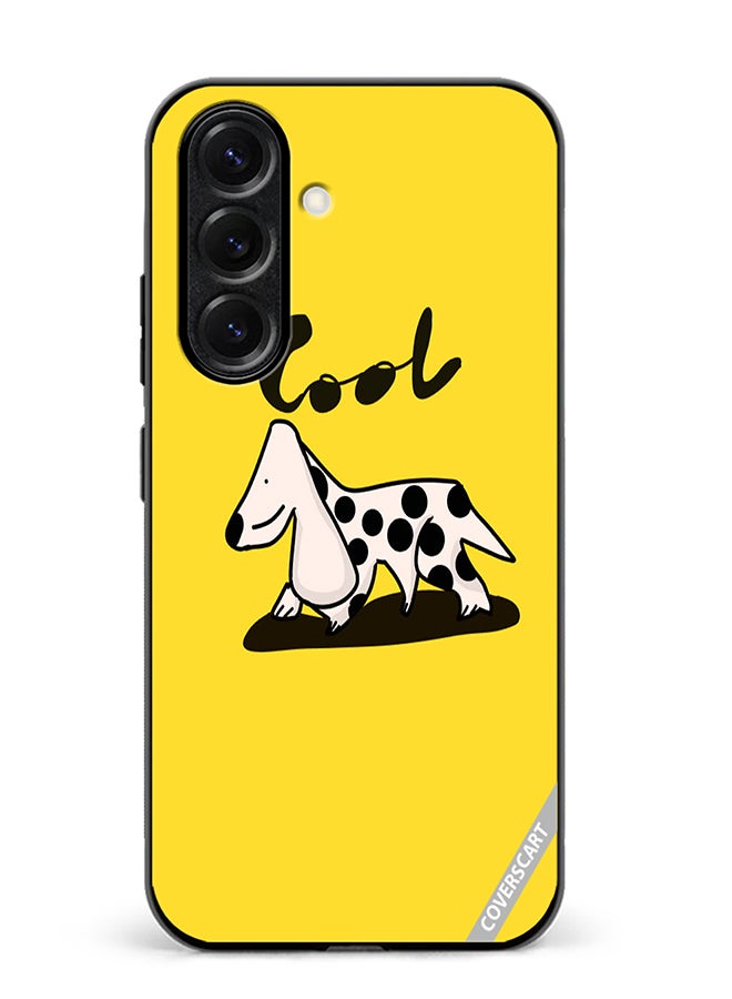 VR CREATIVE Protective Case Cover For Samsung Galaxy S25 Cool Dog Design Multicolour