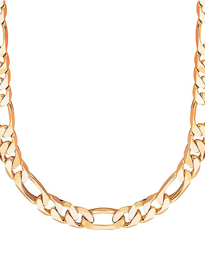 Shining Jewel Italian Imported Fine Gold Plated Link Chain 24-Inch  - Image 2
