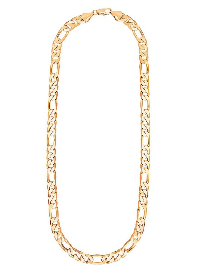 Shining Jewel Italian Imported Fine Gold Plated Link Chain 24-Inch  - Image 1