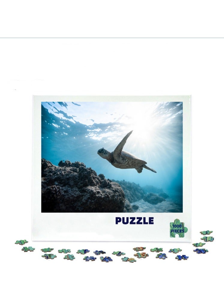 Anna 1000-Piece Thick Paper Jigsaw Puzzle for Stress Relief and Decoration - Image 1