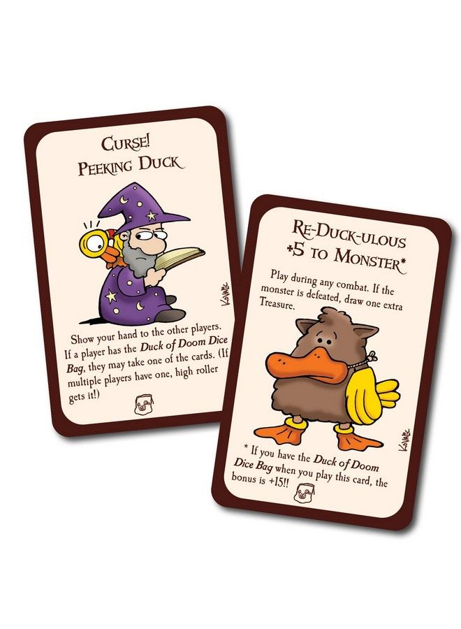 STEVE JACKSON GAMES حقيبة نرد مانشكن: بطة الهلاك ; حقيبة سحب كبيرة 7” X 7” ; قماش مطبوع ; تحمل أكثر من 100 نرد ; تتضمن بطاقتين مانشكن ; حقيبة نرد لعبة الأدوار ; مغامرة ; من ألعاب ستيف جاكسون - Image 3