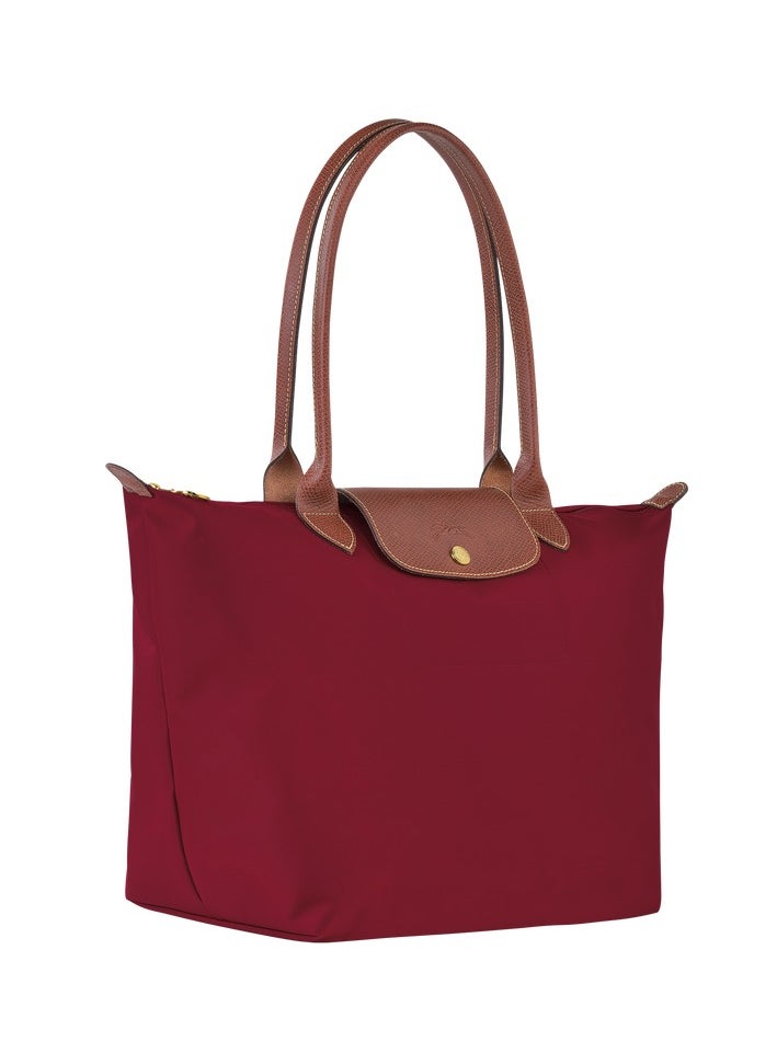 Longchamp - Women's Large Tote Bag, Handbag, Shoulder Bag Wine Red Classic - Image 1