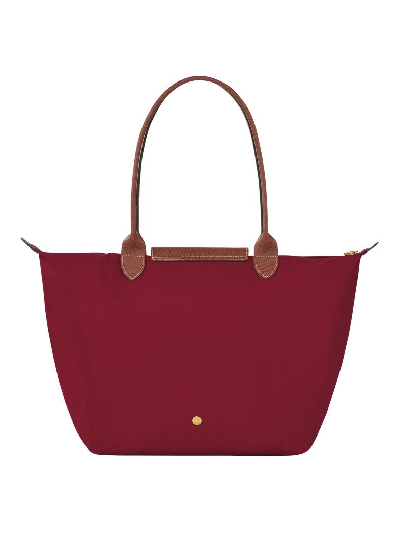 Longchamp - Women's Large Tote Bag, Handbag, Shoulder Bag Wine Red Classic - Image 1