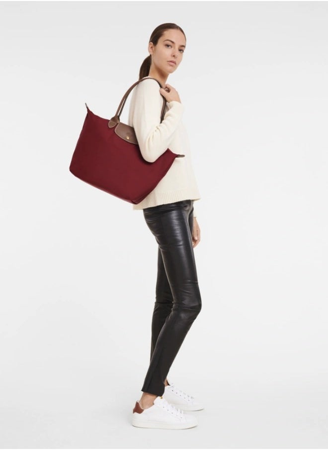 Longchamp - Women's Large Tote Bag, Handbag, Shoulder Bag Wine Red Classic - Image 1