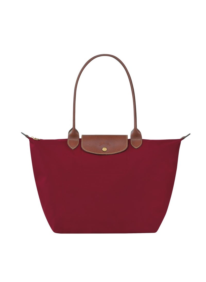 Longchamp - Women's Large Tote Bag, Handbag, Shoulder Bag Wine Red Classic - Image 1