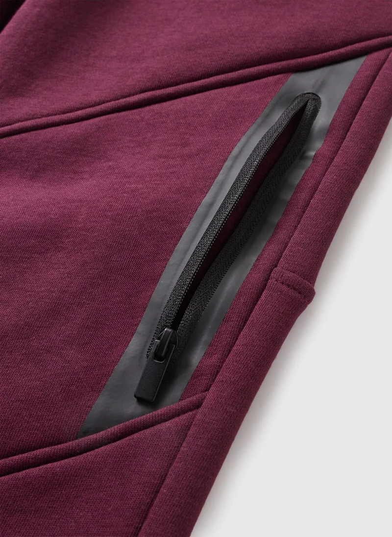 ماتلان بنطلون رياضي للأولاد بلون خمري