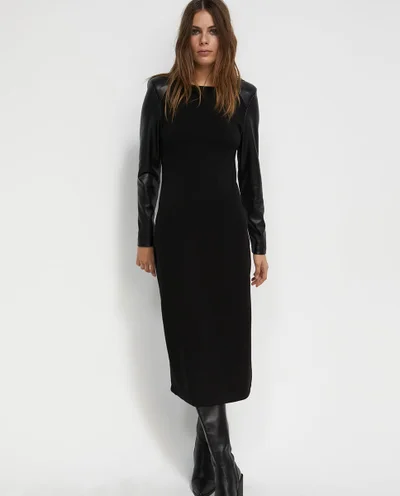 Lola Casademunt Ponte di Roma knit midi dress