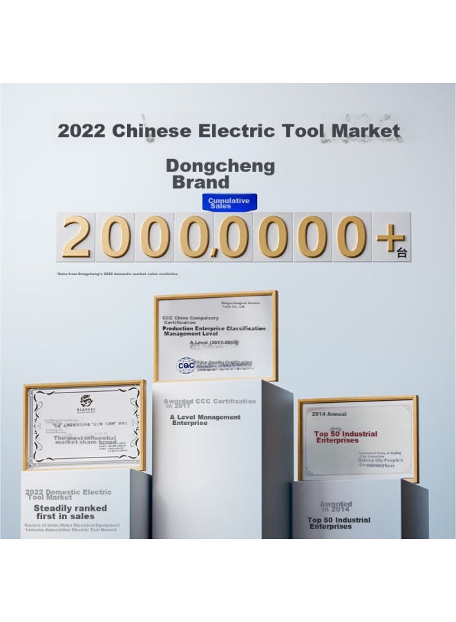DONG Cheng Dongcheng 20v Cordless Brushless Impact Wrench Dcpb288 , Industrial Lithium Battery Pneumatic Impact Wrench, Power Tool - Image 4