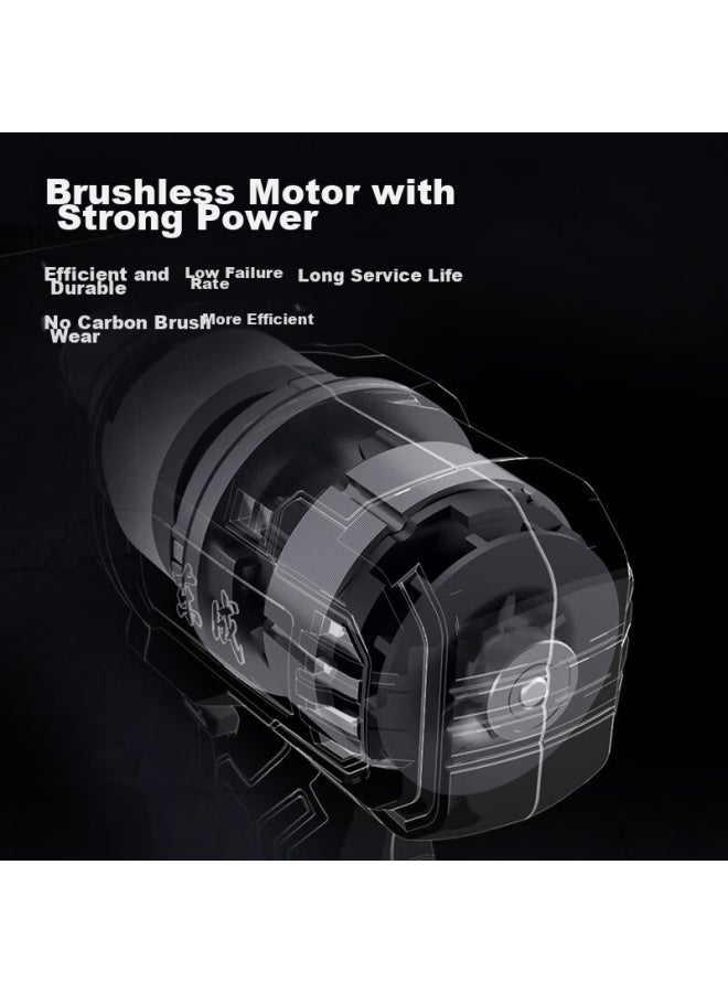 DONG Cheng Dongcheng 20v Cordless Brushless Impact Wrench Dcpb288 , Industrial Lithium Battery Pneumatic Impact Wrench, Power Tool - Image 3