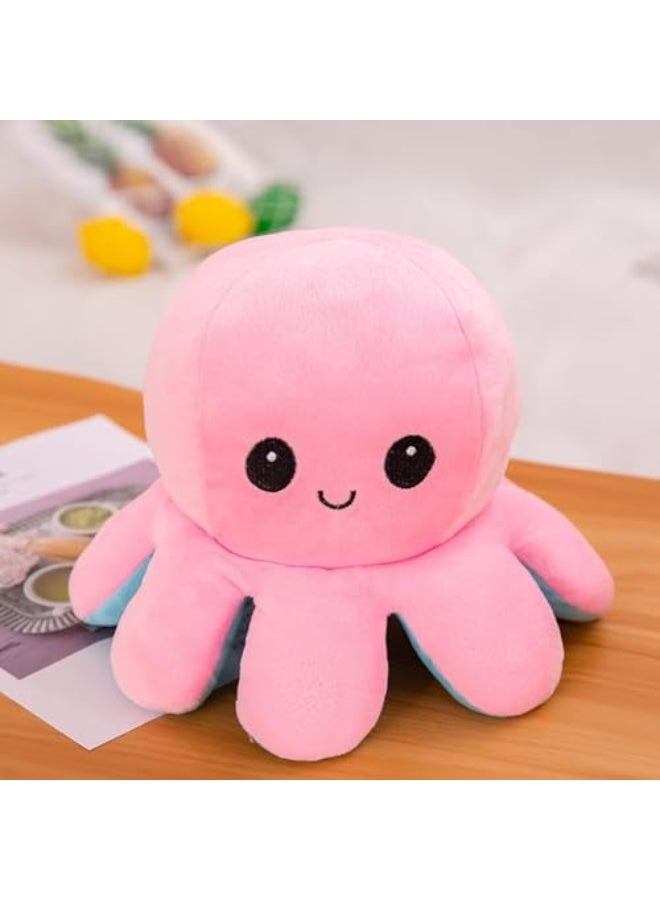 إي سي في في دبدوب الأخطبوط القابل للعكس من ECVV - لعبة محشوة ناعمة للأطفال، ألعاب أخطبوط لطيفة للبنات والأولاد، هدية عيد ميلاد - Image 3