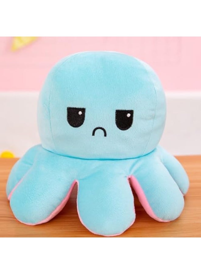 إي سي في في دبدوب الأخطبوط القابل للعكس من ECVV - لعبة محشوة ناعمة للأطفال، ألعاب أخطبوط لطيفة للبنات والأولاد، هدية عيد ميلاد - Image 2