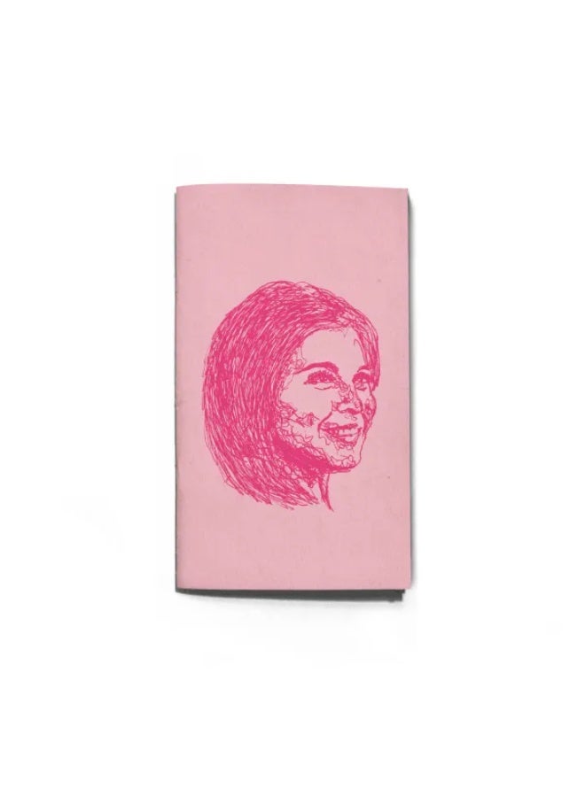 انك جيكشن دفتر ملاحظات ودفتر رسم بحجم جواز السفر، تصميم سعاد حسني(ورق كرافت) - Image 1