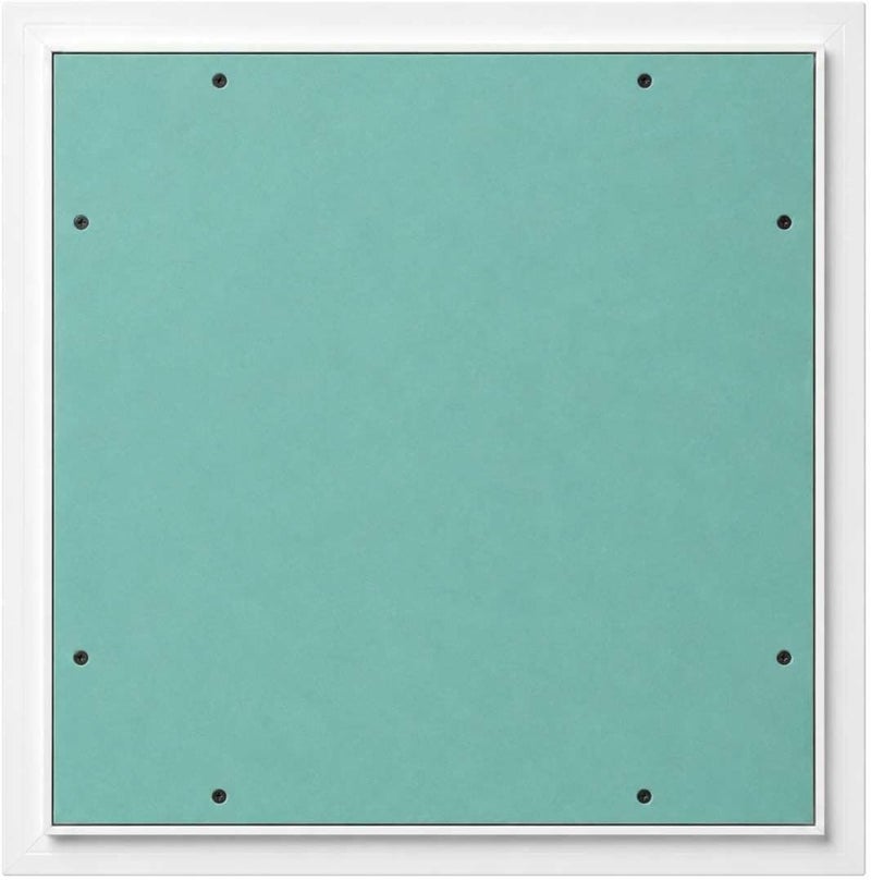 SILTOX Drywall Access Panel with Aluminium Frame, Gypsum Inspection Access Door for Wall & Ceiling, Plumbing, Electrical & HVAC Maintenance Access Cover (60x60 cm) - Image 1