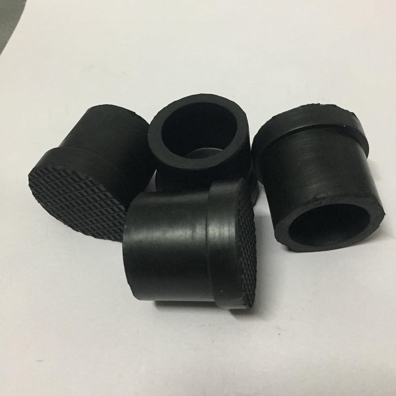 Susan Rubbers 1 Inch (25 mm) Round Rubber Bush or Cap for Furniture - Black - #1RB035 - Pack of 35 - Image 2