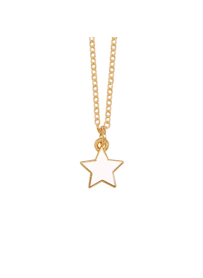 European And American elry Summer Cartoon Fresh Children Candy Color Pendant Animal Love Alloy Oil Drop Necklace