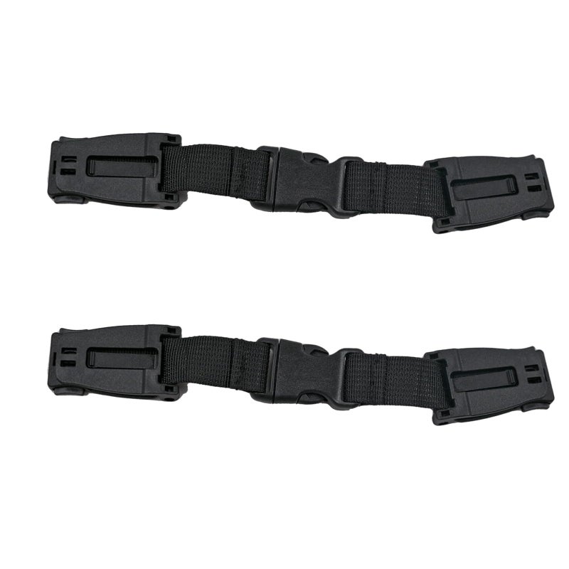 CaoXiong 2 Pcs Child Chest HarnessAntiSlip Baby Chest GuardAnti Escape Harness Strap LockCompatible with Car SeatsStrollersHigh ChairsBaby CarrierSchoolbagsBlack - Image 3