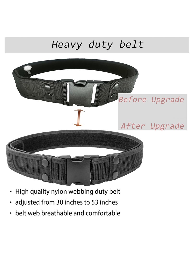 KIIUMI Tactical Police Security Guard Utility Kit Belt With Pouches - Image 3