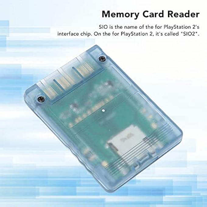 rayihni محول قارئ بطاقة MX4SIO SIO2SD، بديل مستقر مصنوع يدويًا لمحول بطاقة MX4SIO TF (أزرق) - Image 3