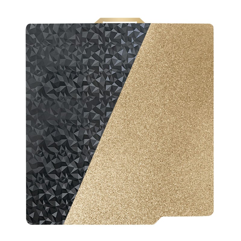 IdeaFormer-3D PEO+PEI Build Plate for Bambu Lab X1C/X1/P1P/P1S/P2S/A1, 257x257mm Double Sided PEO+PEI Spring Steel Bed Plate Flexible Textured Print Bed for Bambulab 3D Printers - Image 1