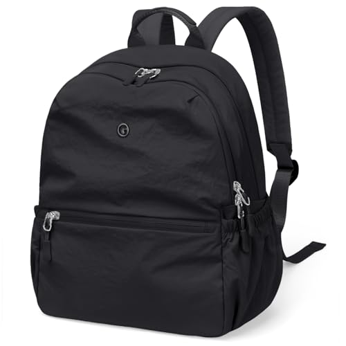GOLF SUPAGS 13L Mini Backpack Lightweight Nylon Daypack for Women Small City Pack Versatile Ladies Backpack for Shopping Travel Black - Image 1