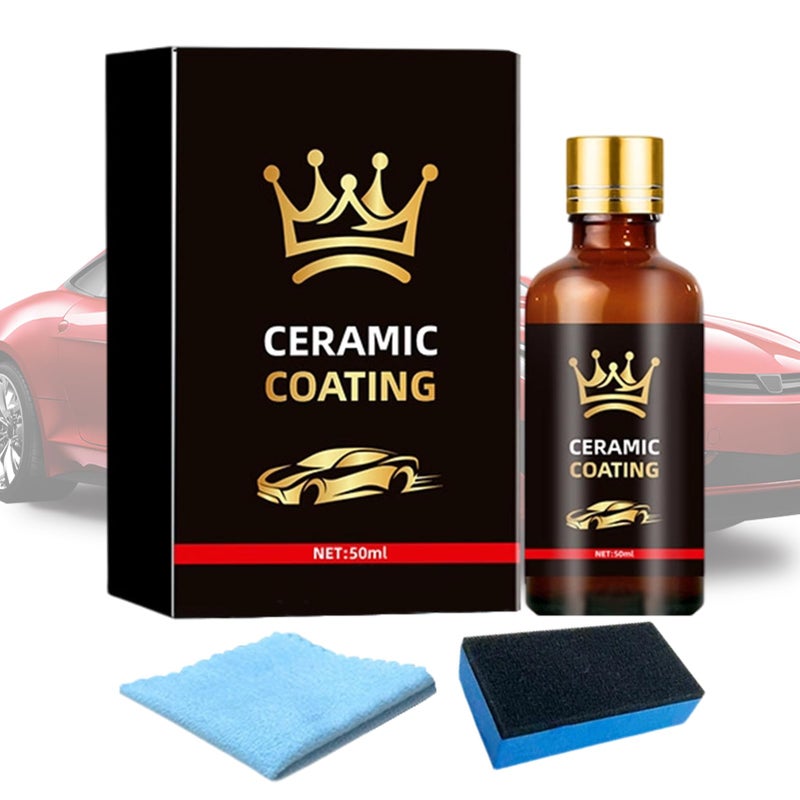 Ceramic Coating 50ml Hydrophobic Paint Protection Scratch Resistant Self Cleaning - Image 2