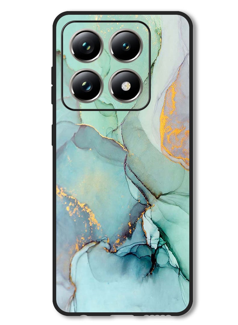 Theodor Case Compatible with Xiaomi 14T Protection Shockproof Bumper Cover Crack Lines - Image 1