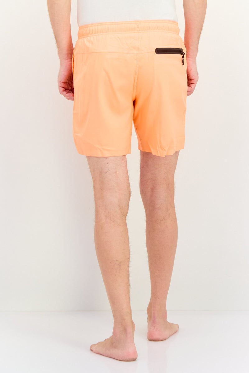 PUMA Men Brand Logo Board Shorts, Orange  - Image 3