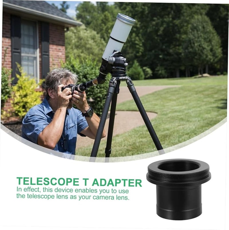 قطعتان من محول التلسكوب T للكاميرات DSLR والعدسات، حامل التصوير الفلكي - Image 3