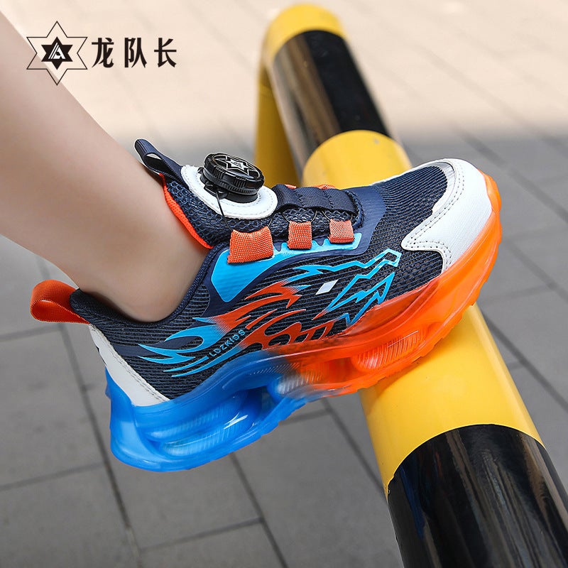 Mesh Sneakers Lightweight Flexible Sole Walking Shoes For Kids Indoor And Outdoor Activities - Image 1