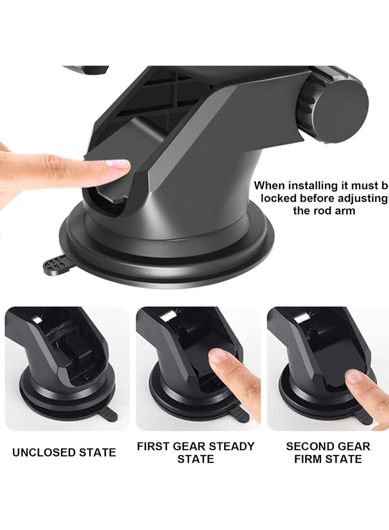 Universal Car Mobile Holder Clip,Air Vent Windscreen | 360° Rotatable Hands-Free Mount, Air Vent Windscreen, Car Mobile Mount Vehicle Stand for Smartphone Apple iPhone 15 14 13 12 Pro Max Samsung Galaxy S - Image 3