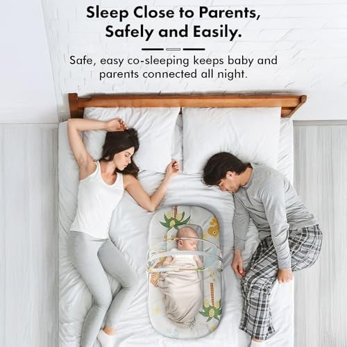 StarAndDaisy 3 in 1 Baby Mosquito net for Sleeping - Newborn, Mosquito net for Baby/Soft and Comfortable Bed for 0-12 Months/Washable Cotton Design -Safari Print - Image 4
