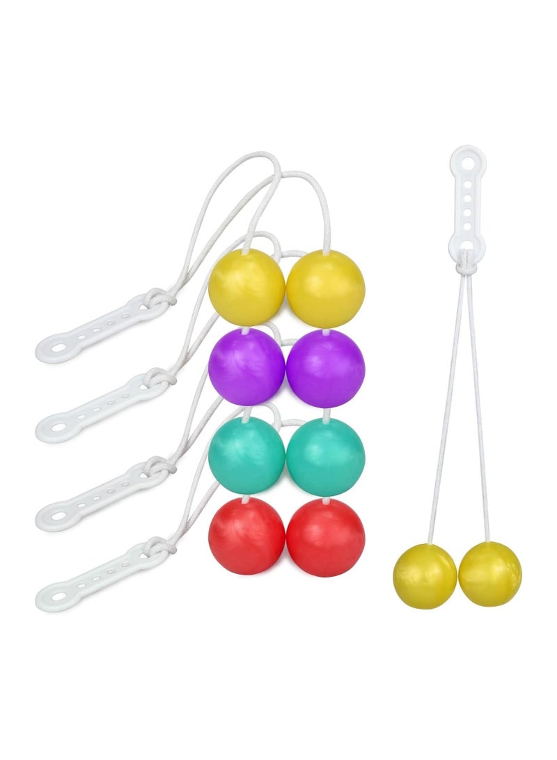 توي لاند مجموعة ألعاب كرات النقر من 12 قطعة - كرة تمرين لليد والمعصم، كرات ملونة تصدر ضوضاء على خيط - هدية ممتعة للحفلات أو للأطفال - Image 1