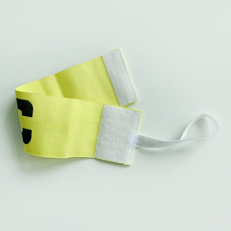 Generic Elastic band captain armband armband children adult reinforcement captain logo team logo Game Group C word armband Yellow