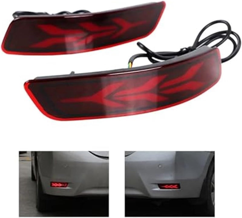 Wivplex 2PCS Rear Fog Lamp for Toyota Corolla Altis 2014-2018 - Image 2