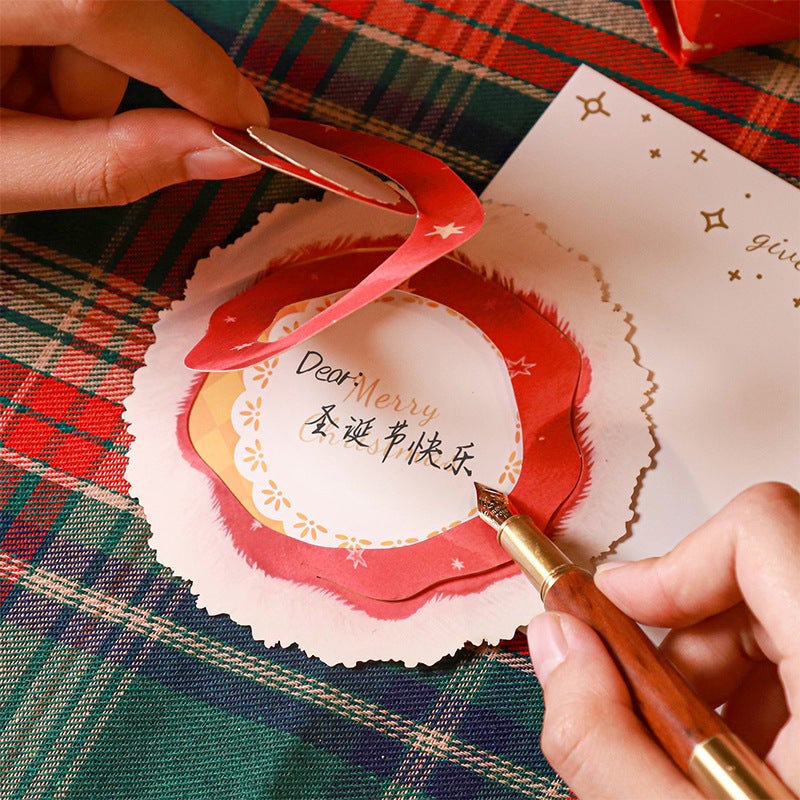 Ketchup Girl Starlight Gift Series Christmas Greeting Cards 4 Diy Handbook Decoration Materials Available In Christmas Style - Image 5