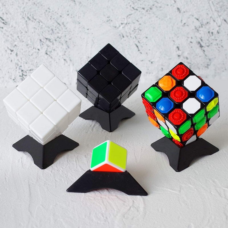 FOIBURELY 10 Black Cube Base Cube Stand Cube Tripod - Image 3