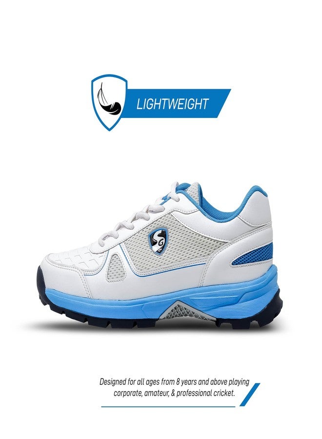 SG Mens Shoes Scorer 6.0 White/Aqua/Black No 9 - Image 2