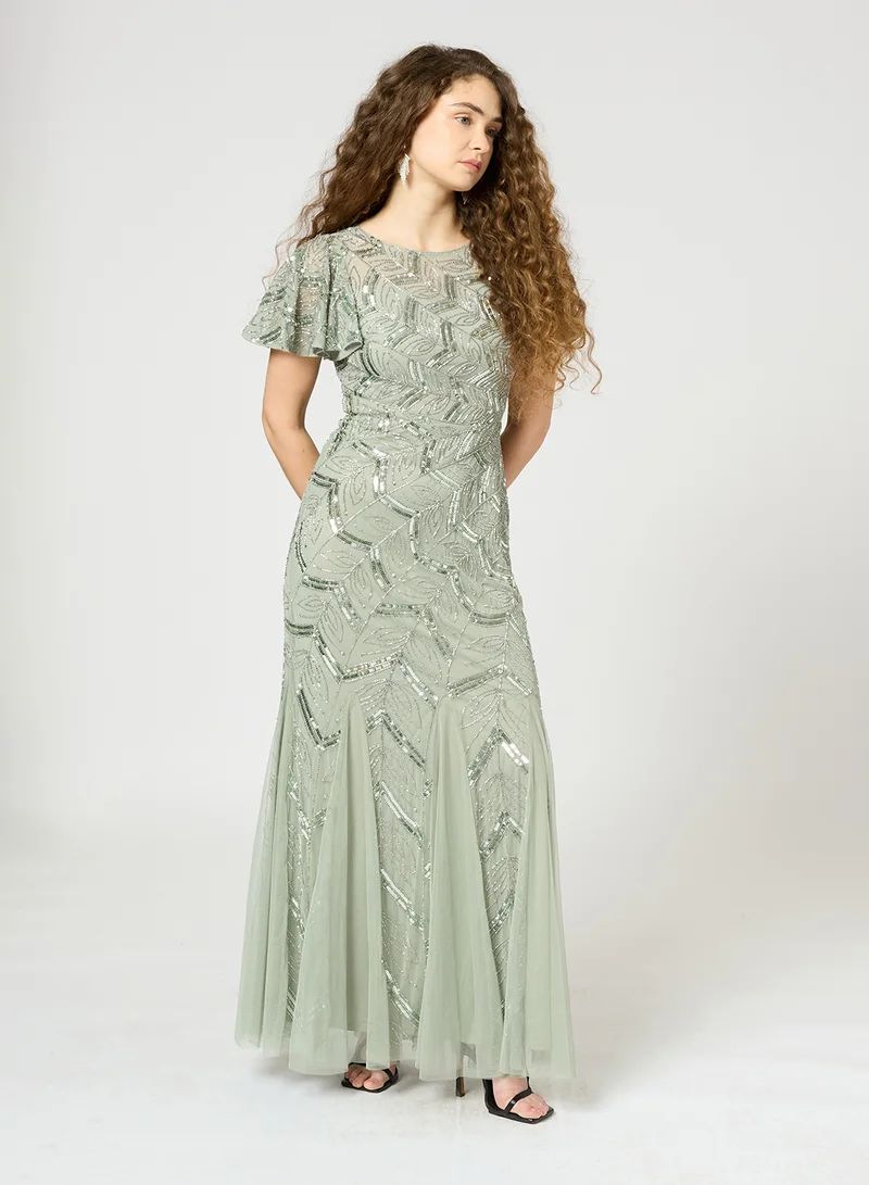 BEAUUT Sequin Embellished Dress