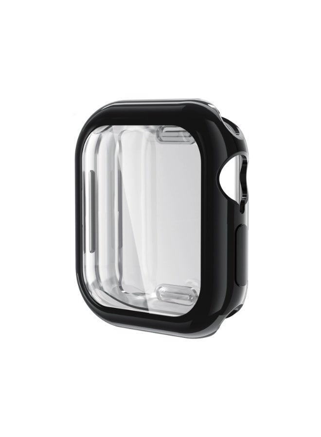 Wechdo 3-Pack Case for Apple Watch Series 10/11 (42mm) - Black/Silver/Clear Soft TPU Bumper Cover with Built-in Screen Protector, All-Around Protective Cases Set - Image 4