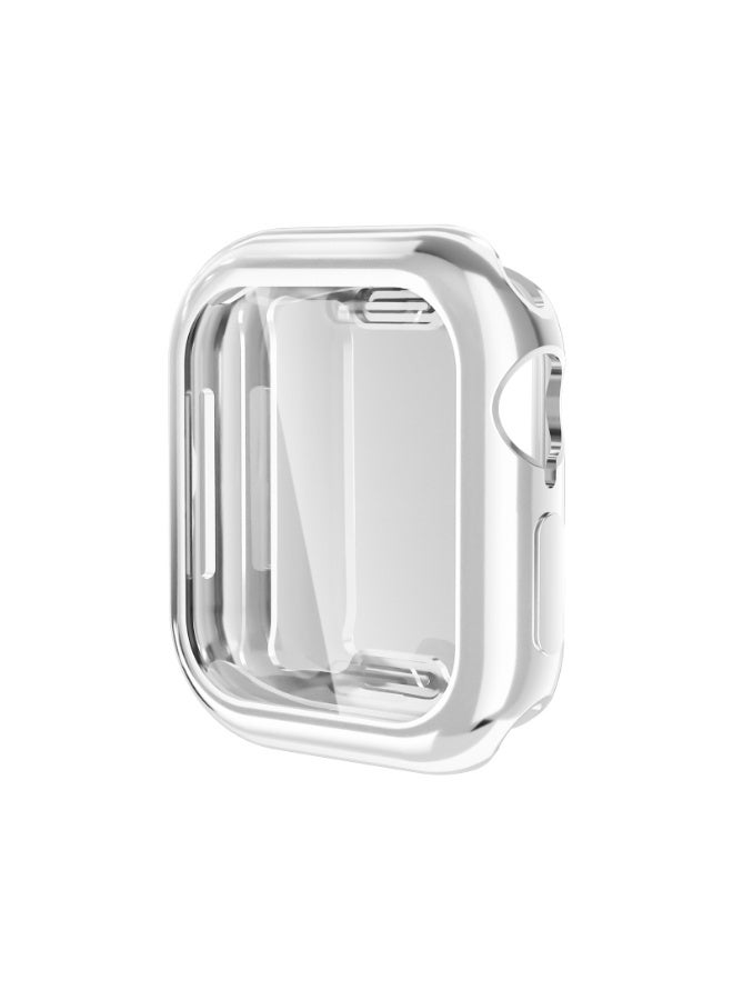 Wechdo 3-Pack Case for Apple Watch Series 10/11 (42mm) - Black/Silver/Clear Soft TPU Bumper Cover with Built-in Screen Protector, All-Around Protective Cases Set - Image 2