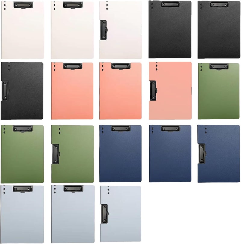 Large Capacity Documents Folder with Side Clamp Letter Size Clip File Folder for School Hospital File Binder - Image 3