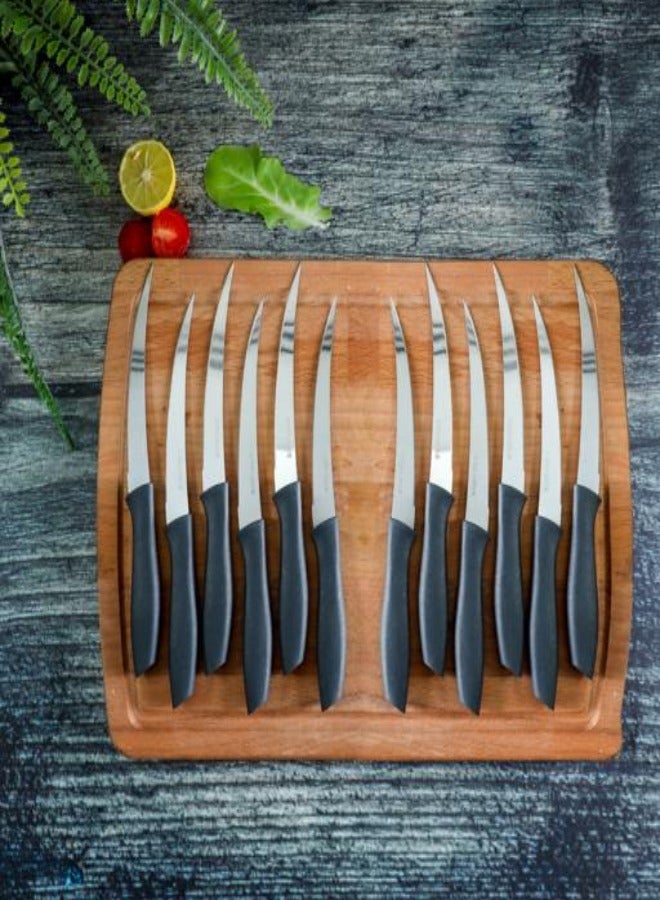 6-Piece Knife Set Grey/Silver  - Image 2