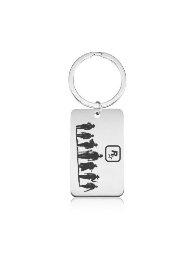 NIBEMINENT Games Of Red Dead Redemption Fashion Simple Stainless Stell Keychain Buckle