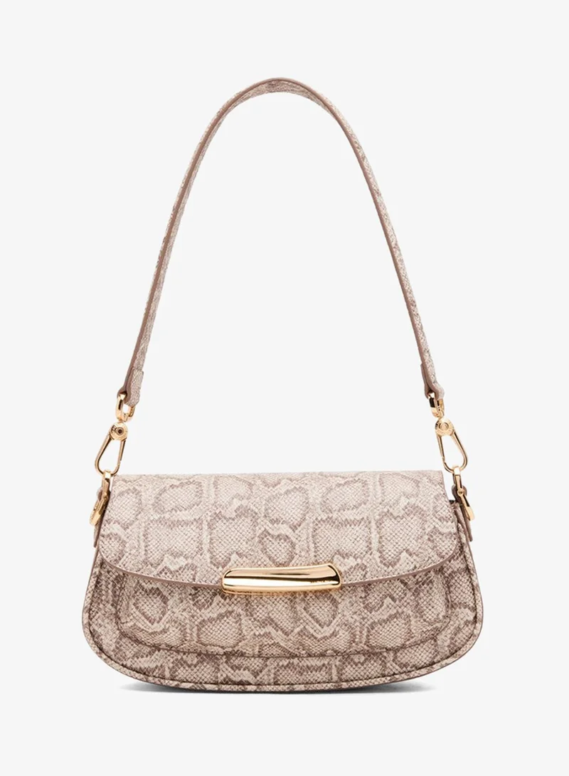 Anne Klein Logo Detail Shoulder Bag