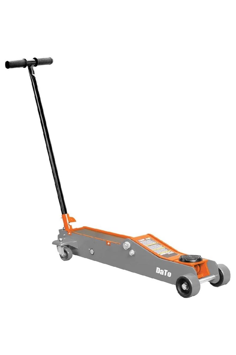 DaTo 3Ton Long Bed Hydraulic Trolley Jack – Heavy Duty Steel Floor Jack | Fast Pumping, 145mm–525mm Lifting Range