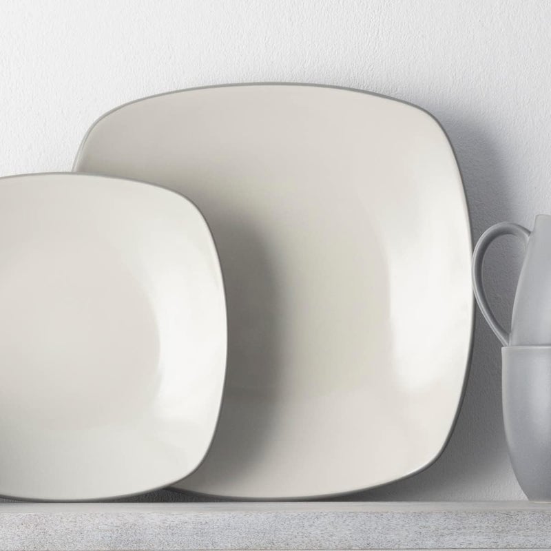 Noritake طقم تقديم مربع من نوريتاكي كولورويف سلايت 4 قطع خدمة لشخص واحد - Image 4